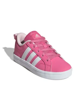 Sneakers rosa con strisce bianche in materiale riciclato Adidas VS Pace 2.0 K