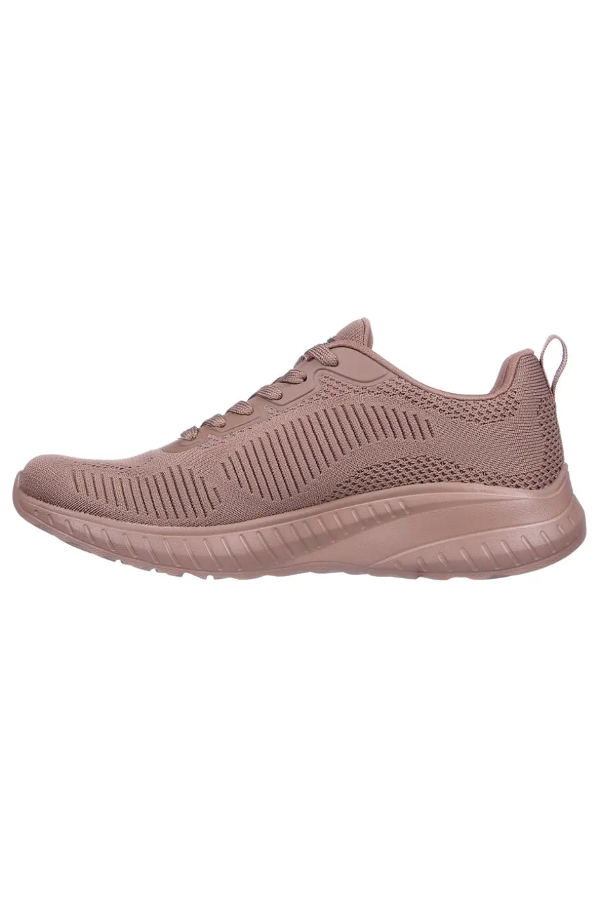 Sneakers rosa con tomaia in mesh SKECHERS BOBS SQUAD CHAOS FACE OFF