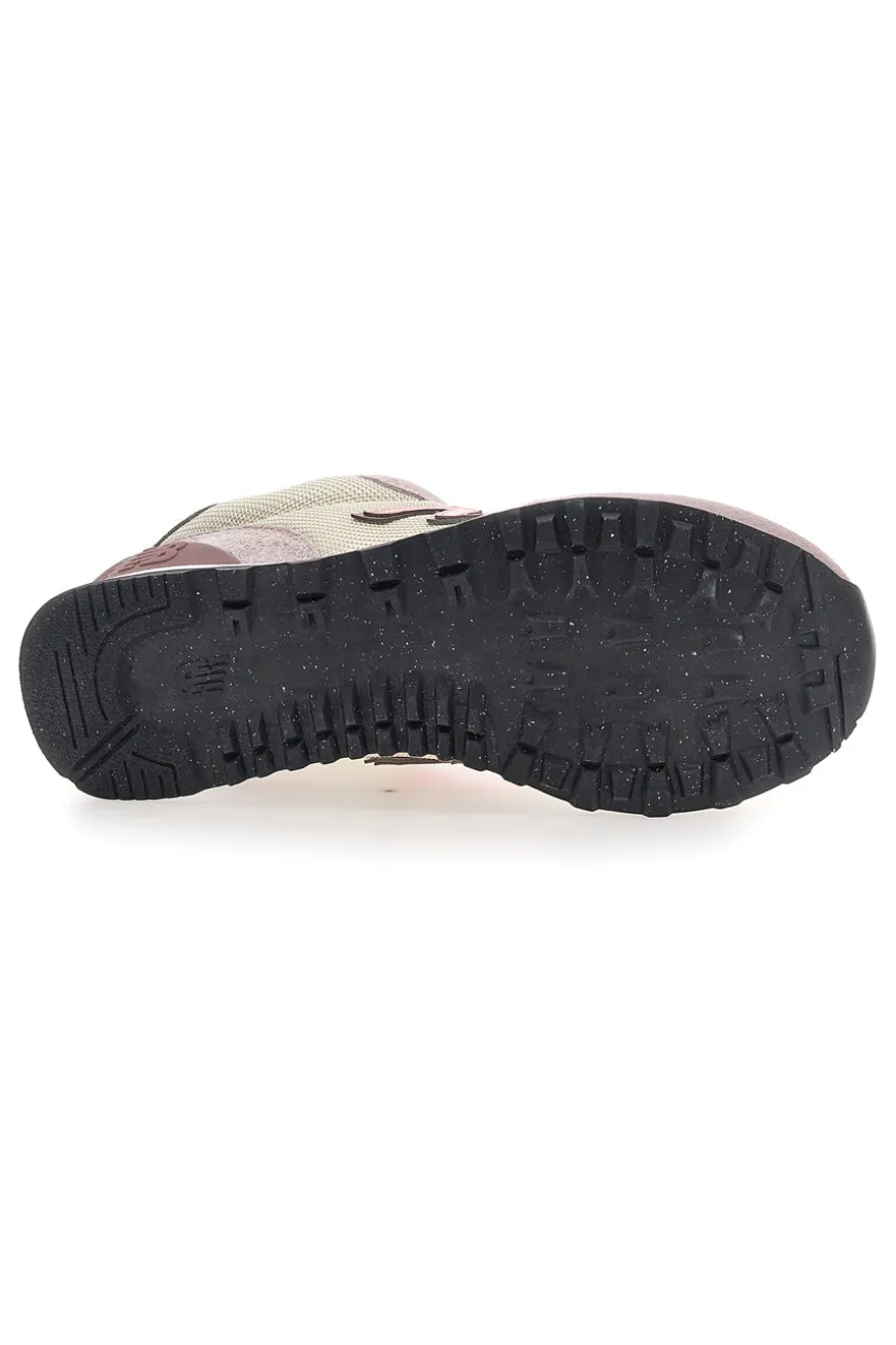 Sneakers rosa da ginnastica in pelle e tessuto New balance W51547y