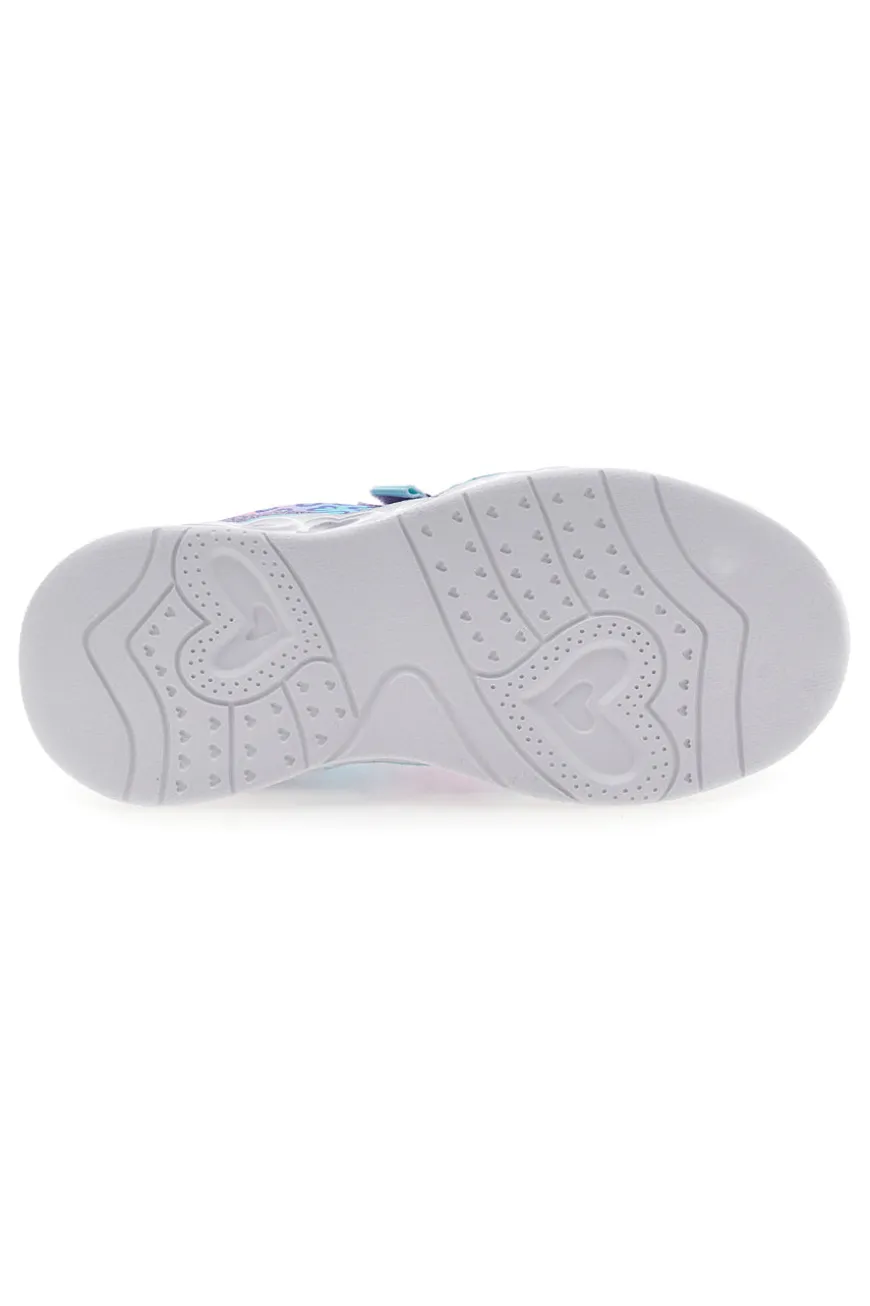 Sneakers Rosa e Viola con Velcro e Luci Integrate PITT KIDS K211270