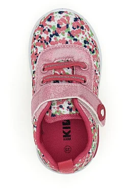 Sneakers rosa fantasia multicolor primi passi Pitt kids PK1394A
