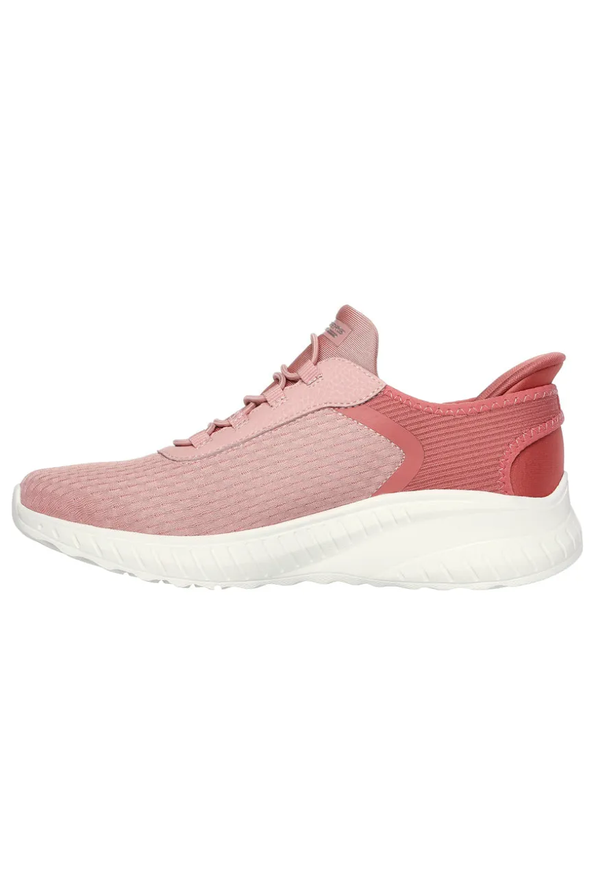Sneakers Rosa Hands Free Slip-ins Skechers BOBS Sport Squad Chaos In Color