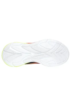 Sneakers rosse con luci chiusura a strappo Skechers Flex-Glow Ultra