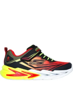 Sneakers rosse con luci chiusura a strappo Skechers Flex-Glow Ultra