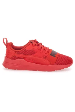 Sneakers Rosse da Bimbi Puma Wired Run Pure