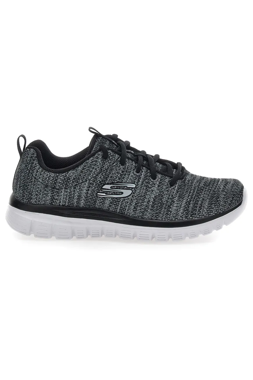 Sneakers Skechers Twisted Fortune Nere