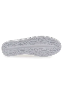 Sneakers Slip-On Bianche con Strass Cafè Cost 23015