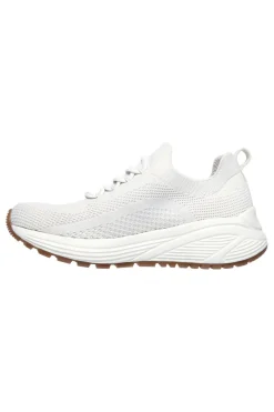 Sneakers Slip-On Bianche con Tomaia a Calzino Skechers BOBS Sport Sparrow 2.0 - Allegiance Crew