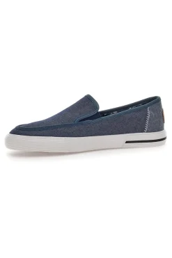 Sneakers Slip-On Blu in Tela Goodyear 41037