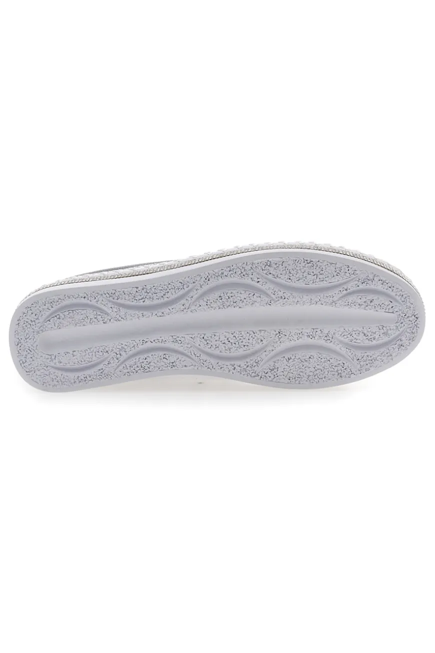 Sneakers Slip-On con Strass Nere Cafè Cost 23015