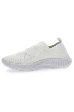 Sneakers Slip-On Cotton Belt Spirit Bianco