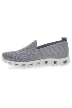 Sneakers Slip-On Grigie con Strass Prima Riga 471