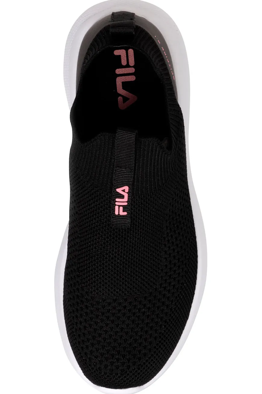 Sneakers Slip On Nere con dettagli Rosa FILA SPITFIRE