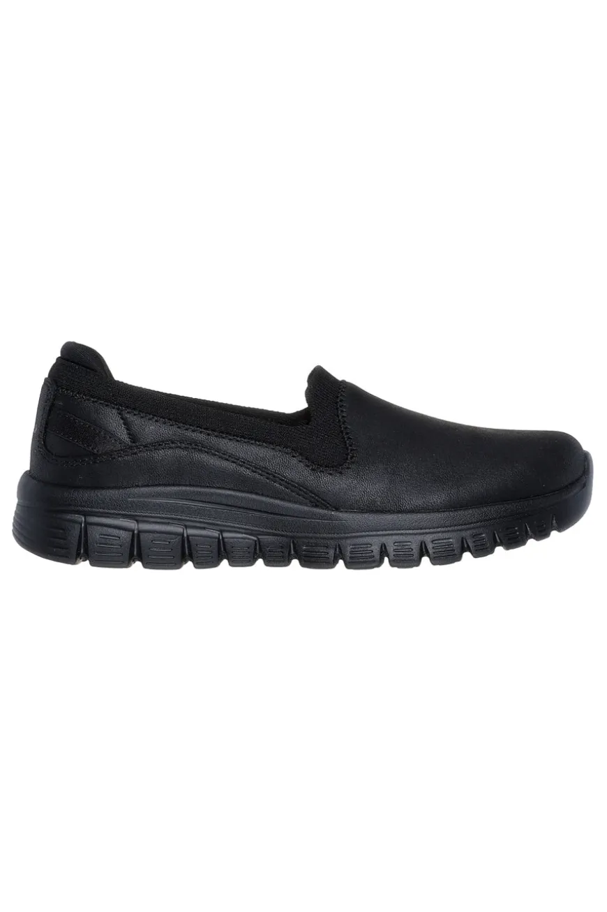 Sneakers Slip On Nere Vegan SKECHERS GRACEFUL LEANING IN