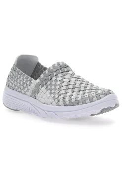 Sneakers Slip-on Overland 640 Bianche e Grigie