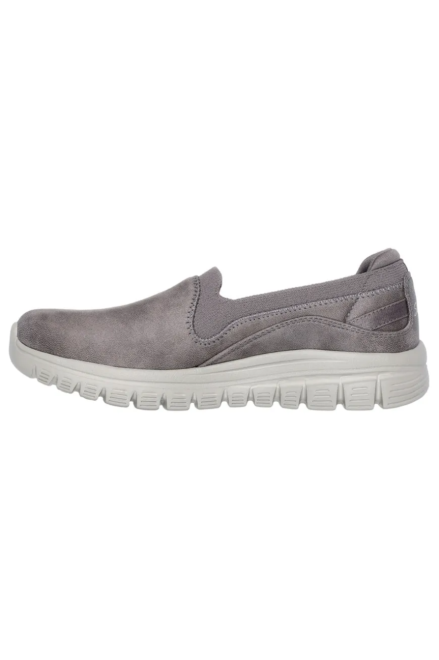 Sneakers Slip On Vegan Taupe SKECHERS GRACEFUL LEANING IN