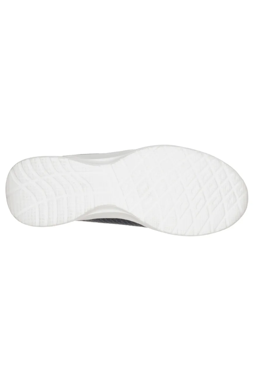 Sneakers sportive Black in mesh slip on con memory foam Skechers Dynamight