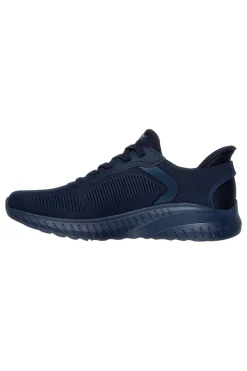 Sneakers sportive navy con Memory Foam e Slip-ins Skechers BOBS Squad Chaos Solid Step