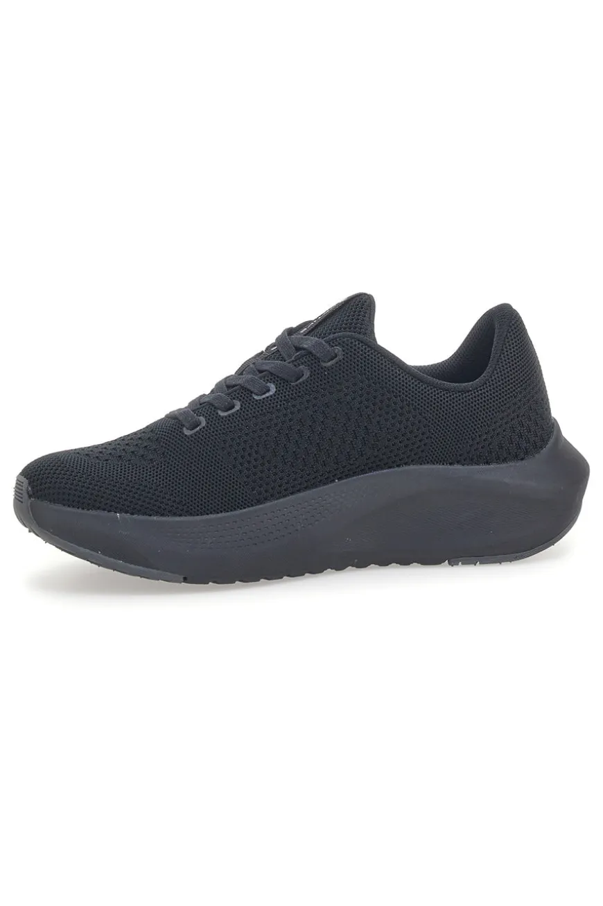 Sneakers Sportive Nere con Tomaia in Mesh e Soletta Air Memory Foam LOTTO SPEEDRIDE 900