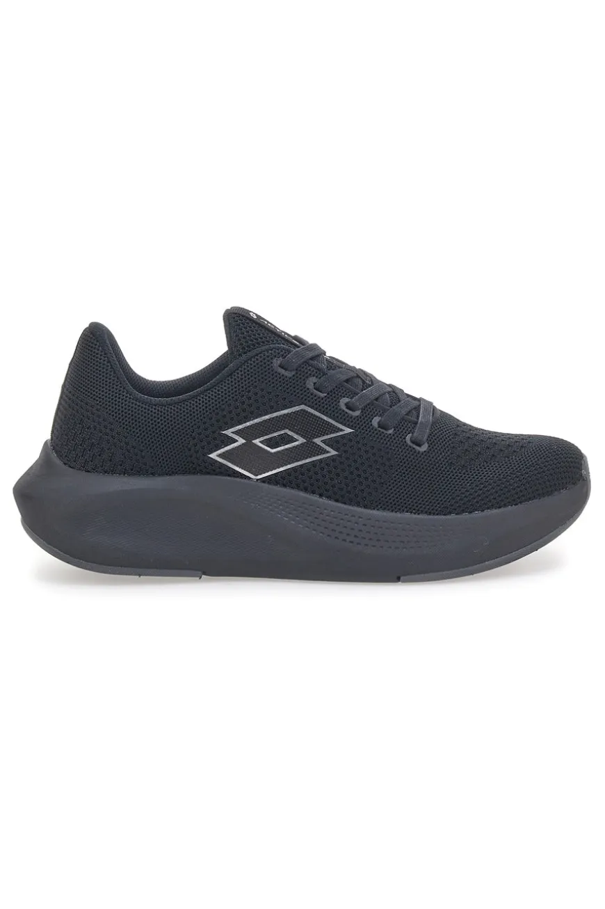Sneakers Sportive Nere con Tomaia in Mesh e Soletta Air Memory Foam LOTTO SPEEDRIDE 900