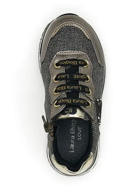 Sneakers Taupe Glitter Laura Biagiotti 8711