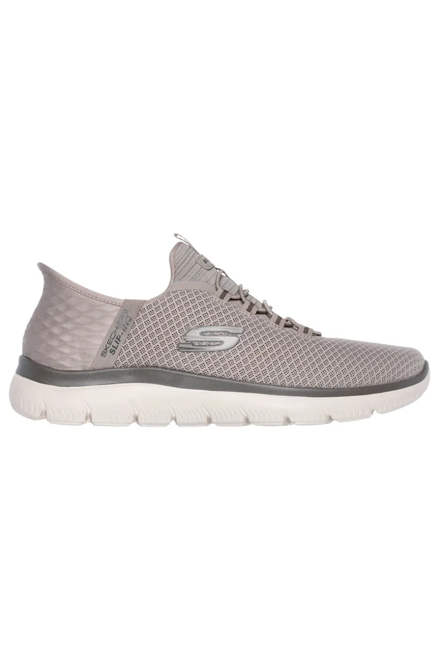 Sneakers taupe slip-ins vegan con memory foam Skechers Summits High Range
