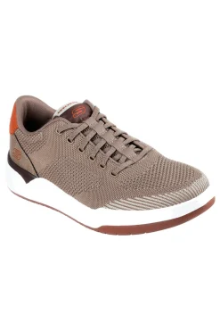 Sneakers Taupe Vegane con soletta Air-Cooled Memory Foam Skechers Relaxed Fit: Corliss - Dorset