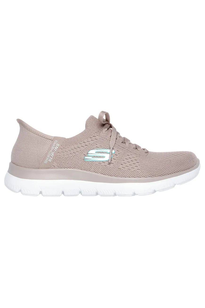 Sneakers Taupe Vegan Skechers Slip-ins: Summits - New Daily