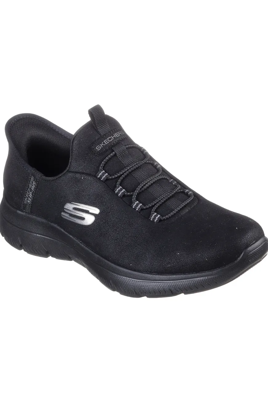 SNEAKERS TOTAL BLACK VEGANE SKECHERS SUMMITS UNKNOWN TRAIL