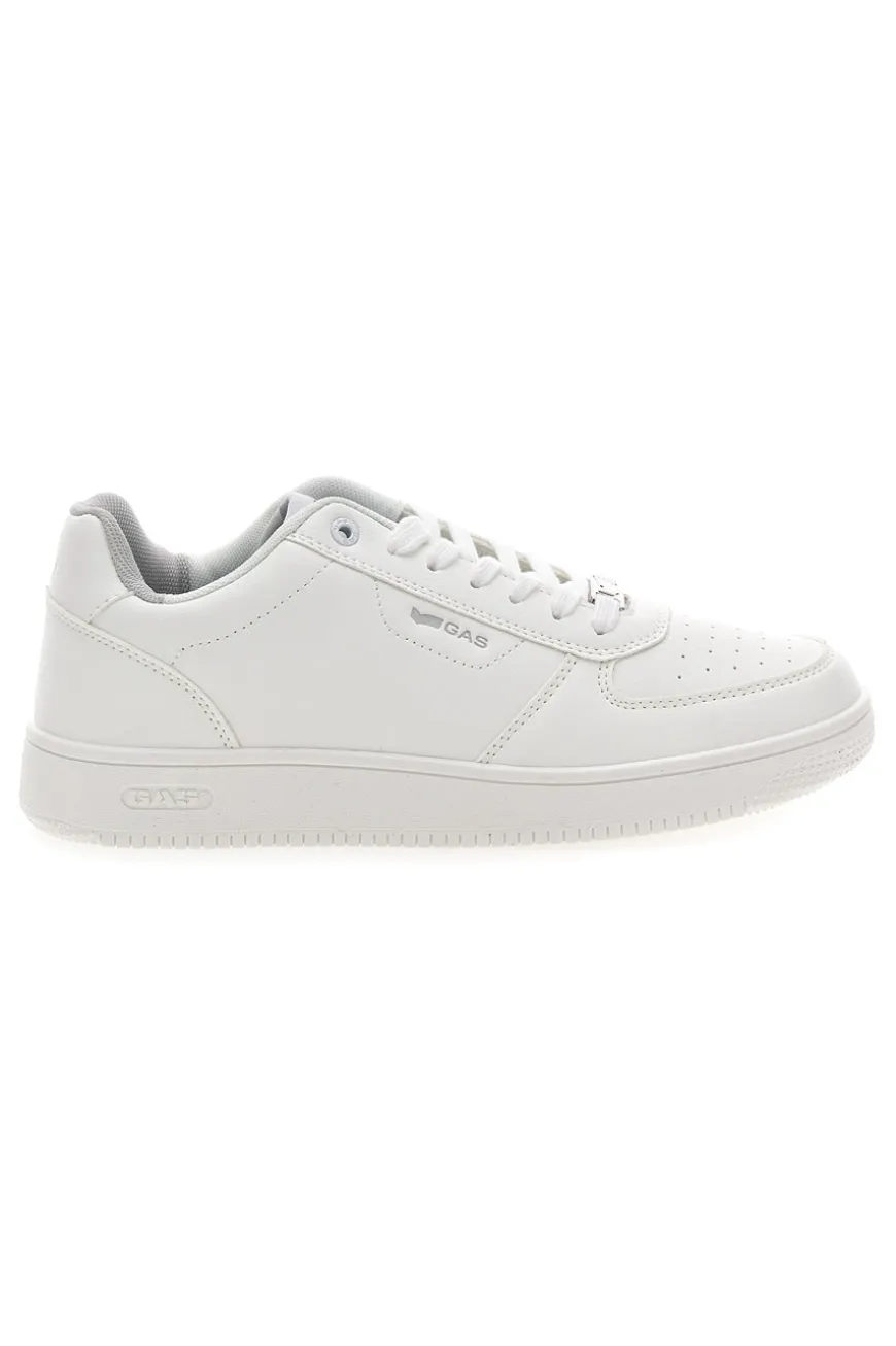 Sneakers total white in materiale sintetico Gas Kevin -Ltx
