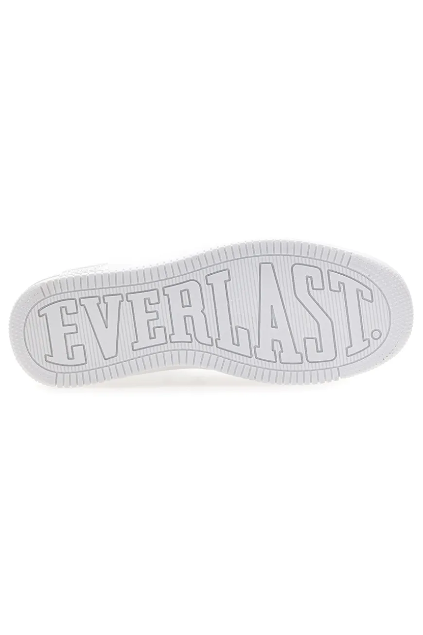 Sneakers total white traforate in materie sintetiche Everlast EV713