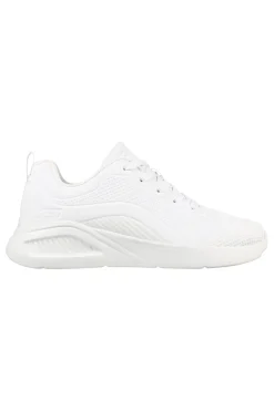 Sneakers Vegan Bianche con Platform Skechers BOBS Sport Buno - How Sweet