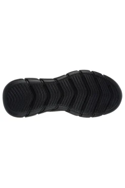 Sneakers Vegane Nere con Soletta in Memory Foam Skechers BOBS Sport B Flex - Chill Edge