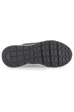Sneakers Vegan Nere con Platform Skechers Uno Flex - Spring On Air