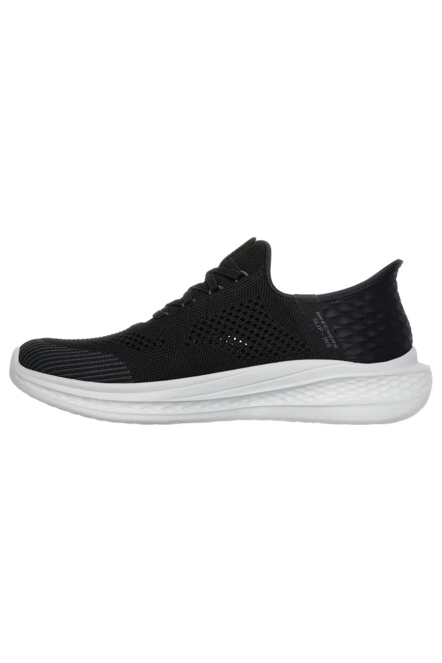 Sneakers Vegan Nere e Bianche Skechers Slip-ins Relaxed Fit: Slade - Ocon