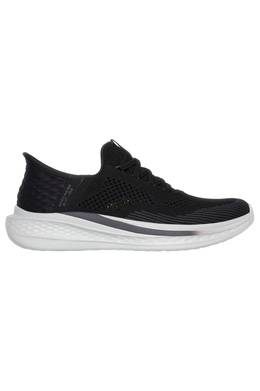 Sneakers Vegan Nere e Bianche Skechers Slip-ins Relaxed Fit: Slade - Ocon