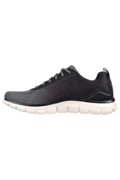 Sneakers Vegan Nere e Verdi Con Memory Foam Skechers Track - Ripkent