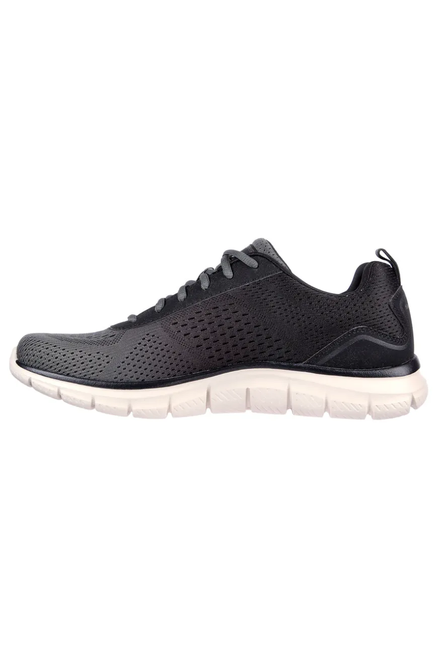 Sneakers Vegan Nere e Verdi Con Memory Foam Skechers Track - Ripkent