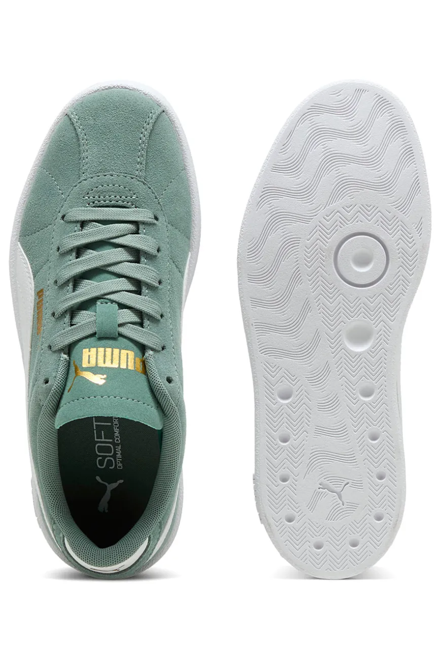 Sneakers Verde con Tomaia In Pelle e Suola Softfoam PUMA Club II Jr