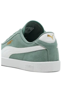 Sneakers Verde con Tomaia In Pelle e Suola Softfoam PUMA Club II Jr