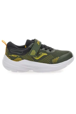 Sneakers verde militare con dettagli gialli Joma JHEOSW2523V