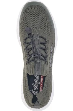 Sneakers Verde Militare Con Tomaia in Mesh e Effetto Memory AUSTRALIAN AU25M107