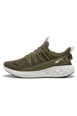 Sneakers verde oliva con suola bianca Puma Softride Carson Fresh