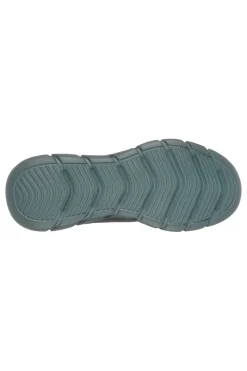 Sneakers verde oliva knit ammortizzate Skechers Bobs B Flex Chill Edge