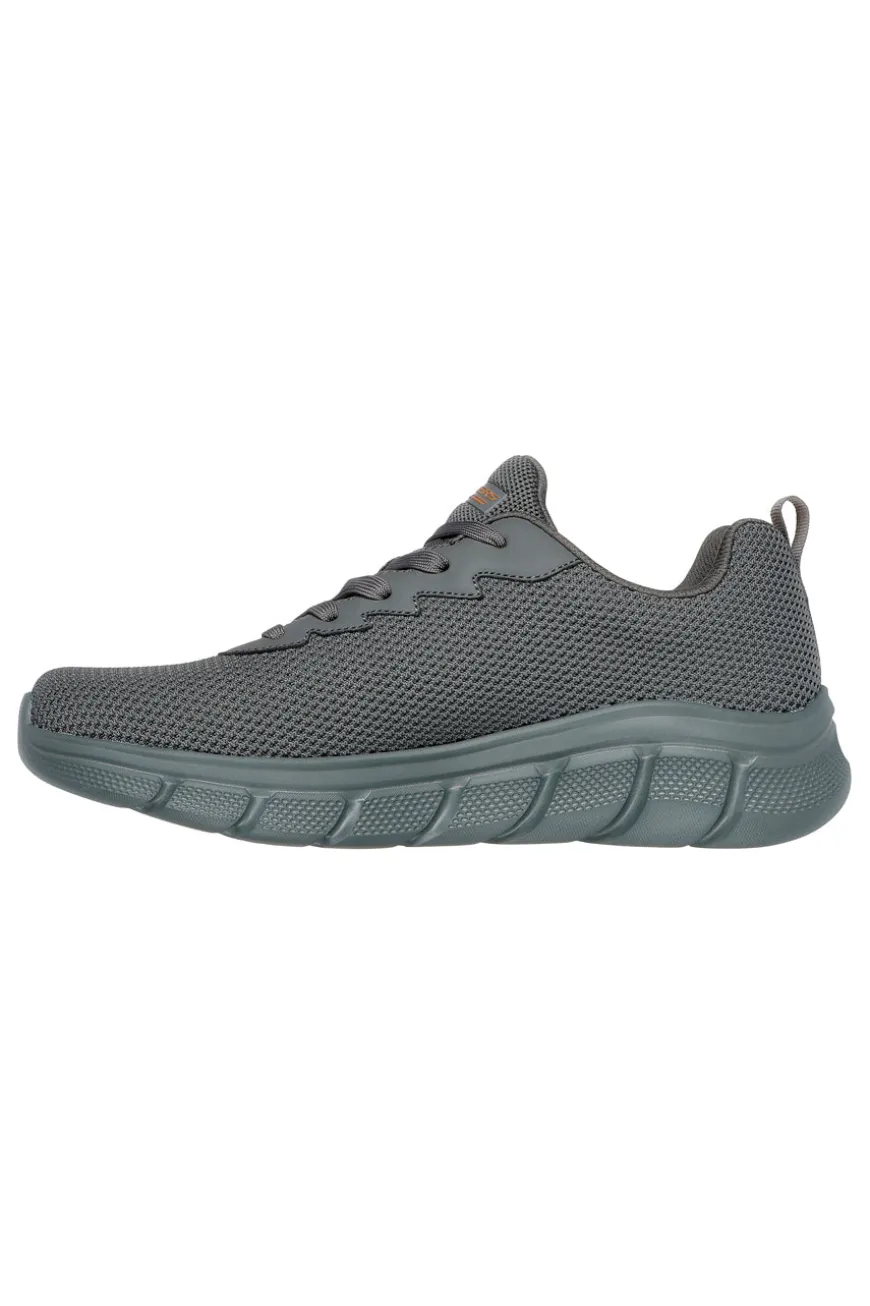 Sneakers verde oliva knit ammortizzate Skechers Bobs B Flex Chill Edge