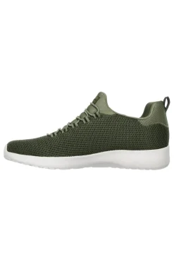 Sneakers verde oliva traspiranti con Memory Foam Skechers Dynamight