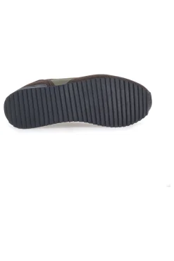 Sneakers verdi con inserti marroni e dettagli arancioni Beverly Hills Polo BHM523200