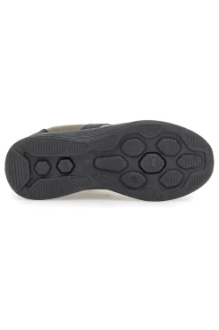 Sneakers verdi con inserti neri e suola flessibile Canguro CA1241