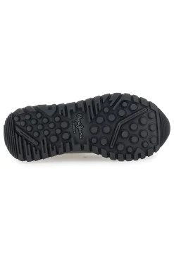 Sneakers verdi con inserti scamosciati Pepe Jeans PMS400001