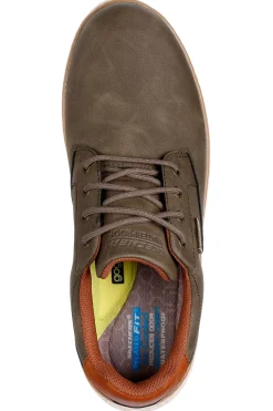 Sneakers verdi in pelle waterproof Skechers Garlan Pryor